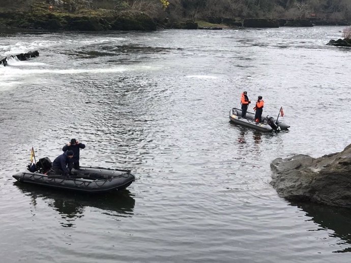 Búsqueda de pescador portugués desaparecido en el Río Miño