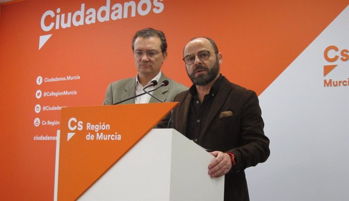 Los diputados José Luis Martínez y Miguel Garaulet de Cs