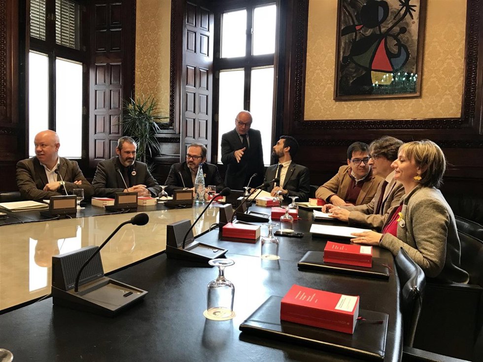 Reunión de la Mesa del Parlament