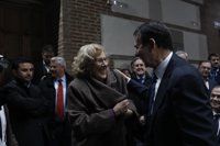 Carmena cree que el compromiso del Ministerio de Hacienda con la FEMP para reinvertir superávit mejorará la autonomía