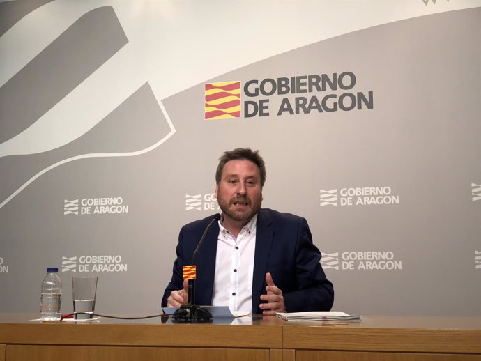 José Luis Soro ha presentado hoy la Estrategia Aragonesa de Conectividad Aérea