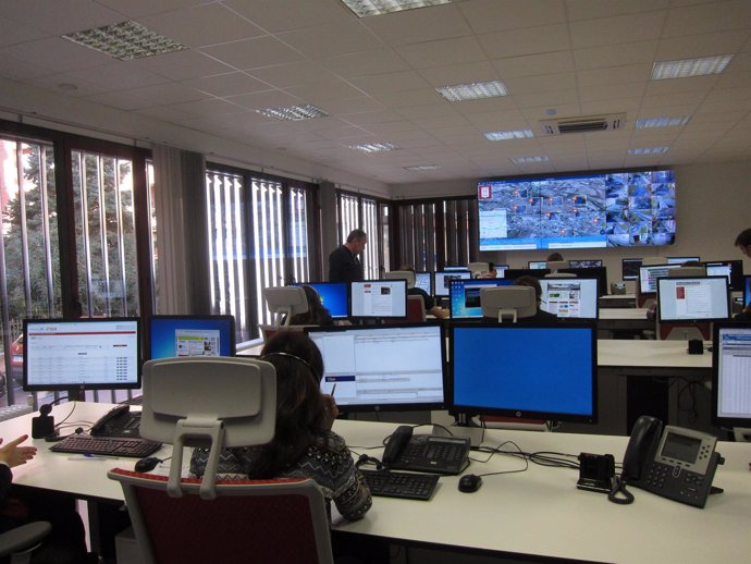 Imagen de la sala de operaciones de la Smart Logroño