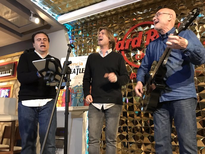 Presentación del evento 'Valencia with the Beatles' en Hard Rock Café Valencia