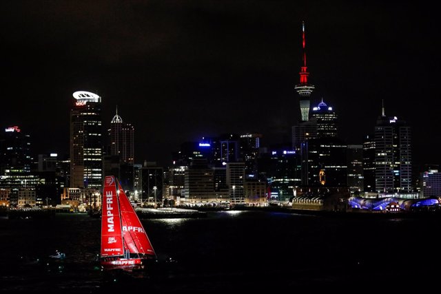 El MAPFRE llega a Auckland en la Volvo Ocean Race