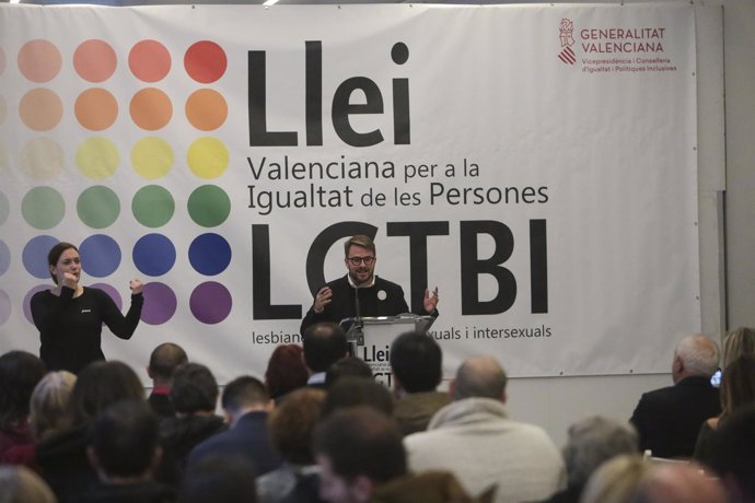 Presentación de la nueva Ley LGTBI de la Generalitat Valenciana