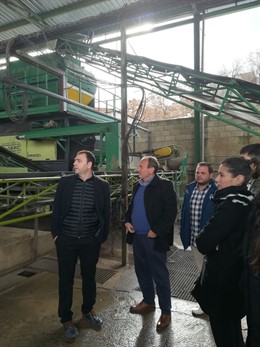 Visita de la Junta a la cooperativa Nuestra Señora del Rosario