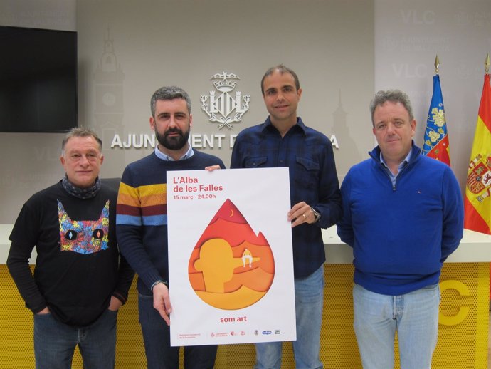 Borrego, Fuset, Caballer y Albiñana presentan 'L'Alba de les Falles' 
