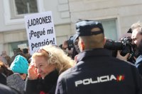 Los pensionistas se concentran este jueves frente al Ministerio de Hacienda para "cantar las cuarenta" a Montoro