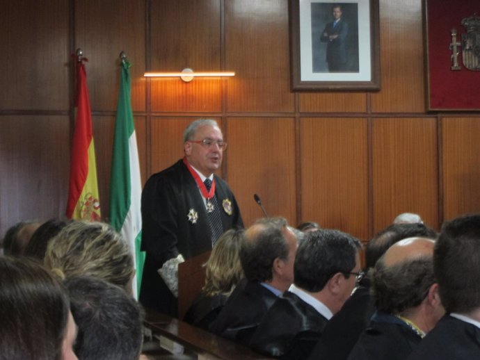 Rafael Morales durante su intervención                           