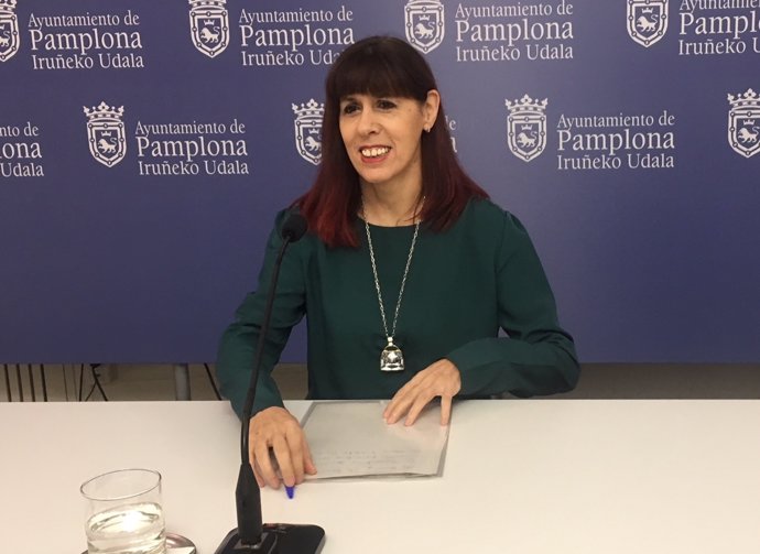 Maite Esporrín, concejal del PSN.