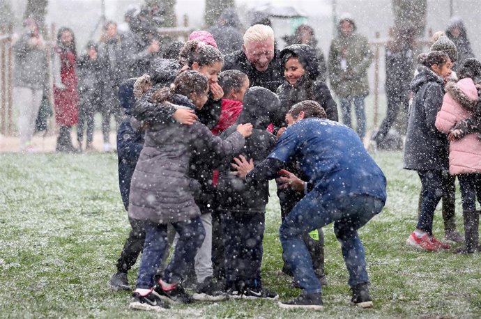 Boris Becker en un acto con Laureus
