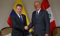 Santos y Kuczynski se reúnen en Colombia para liderar el IV Gabinete Binacional entre ambos países