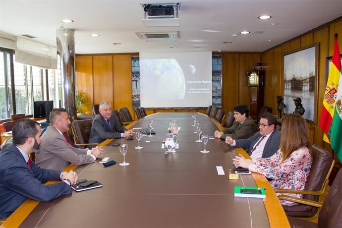 Reunión entre Avante Extremadura y el puerto de Huelva. 