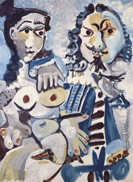 Mousquetaire et nu assis, de Picasso