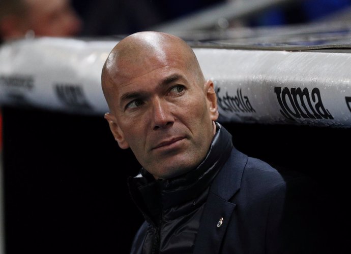 Zinédine Zidane, entrenador del Real Madrid