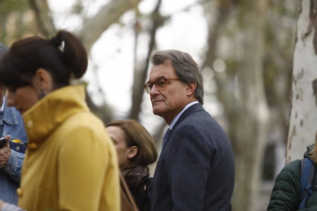 Artur Mas en la Audiencia para apoyar a Junqueras y exmiembros del Govern