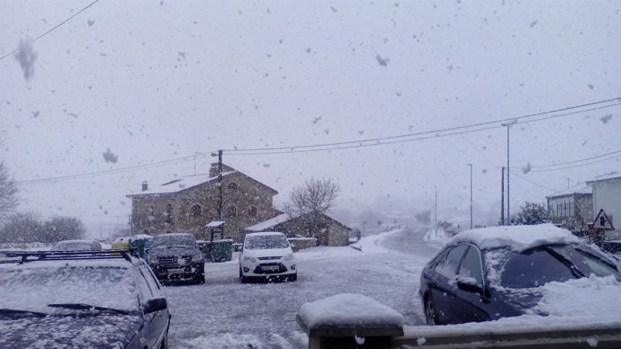 Nieve en Cantabria