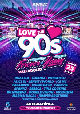 Cartel de 'Love the 90's'