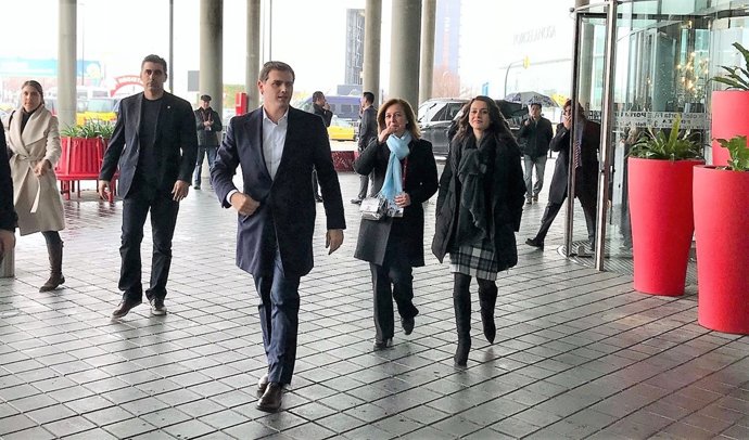 Albert Rivera,  Inés Arrimadas, Carina Mejías, Cs