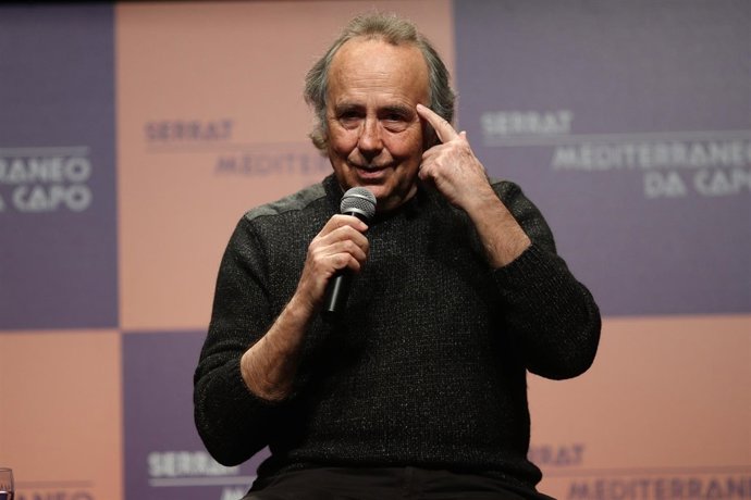 Rueda de prensa de Joan Manuel Serrat en el Círculo de Bellas Artes