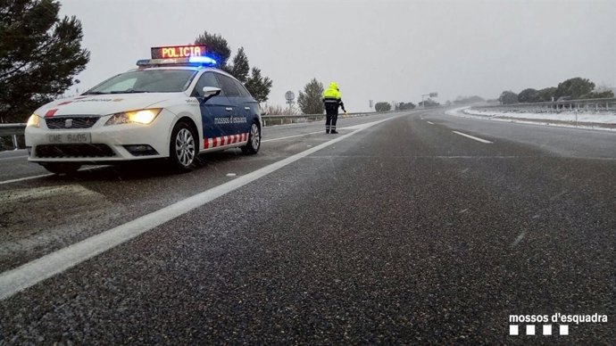 Prohibición de circular camiones por Catalunya