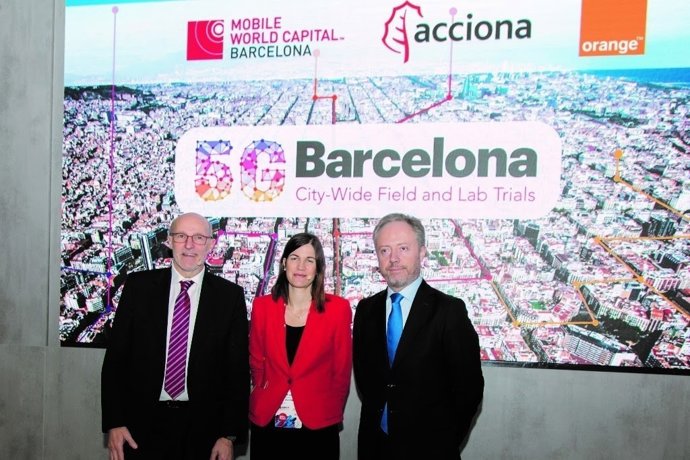Acord entre Acciona, Mobile World Capital Barcelona i Orange