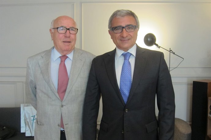 Julio Rodríguez i Joan  Molins (Cementos Molins)