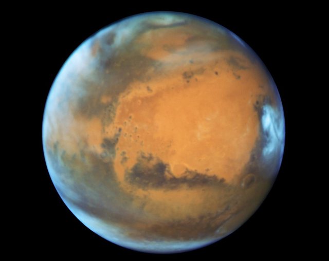 Visión de Marte con el telescopio Hubble