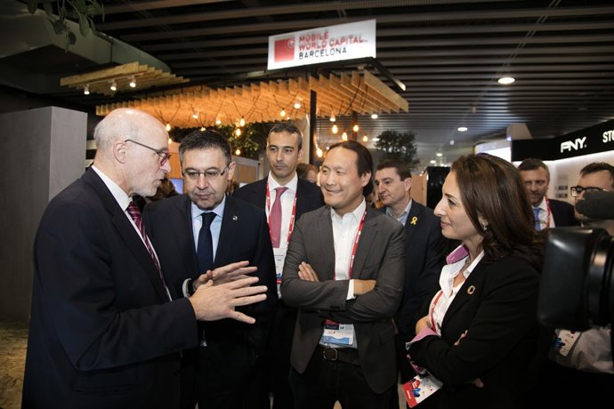 Grau (MWCapital) i Bartomeu (FC Barcelona)
