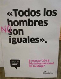 Gobierno retira campaña 'Día de la Mujer' porque "no se ha conseguido trasladar adecuadamente el mensaje de igualdad"