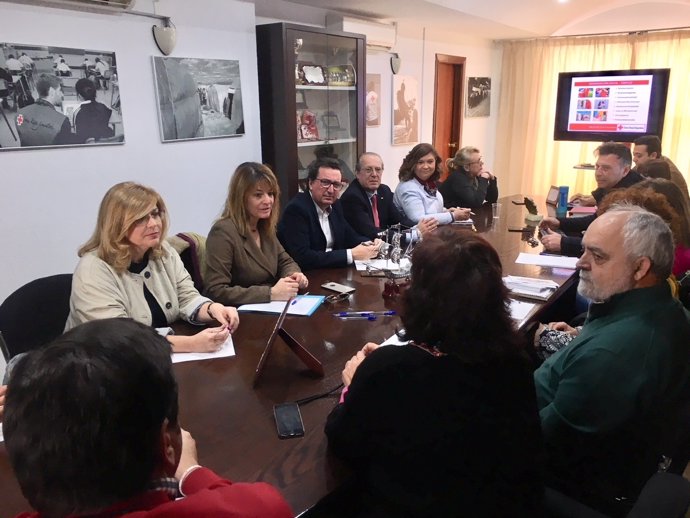 Reunión del PP de Huelva con Cruz Roja