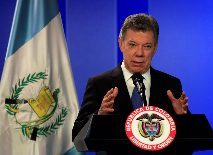 El presidente de Colombia, Juan Manuel Santos 
