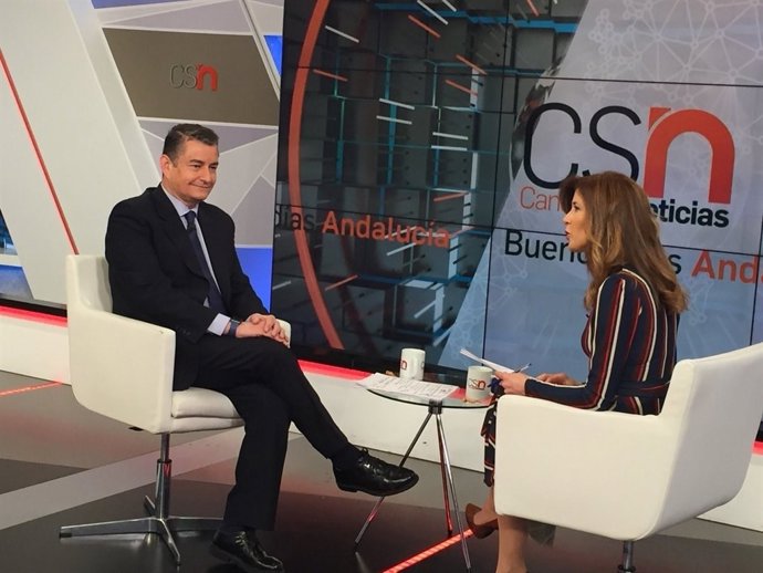 Antonio Sanz, durante la entrevista