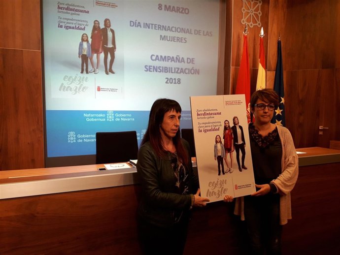 Mertxe Leránoz y Genoveva Ochando, del INAI.