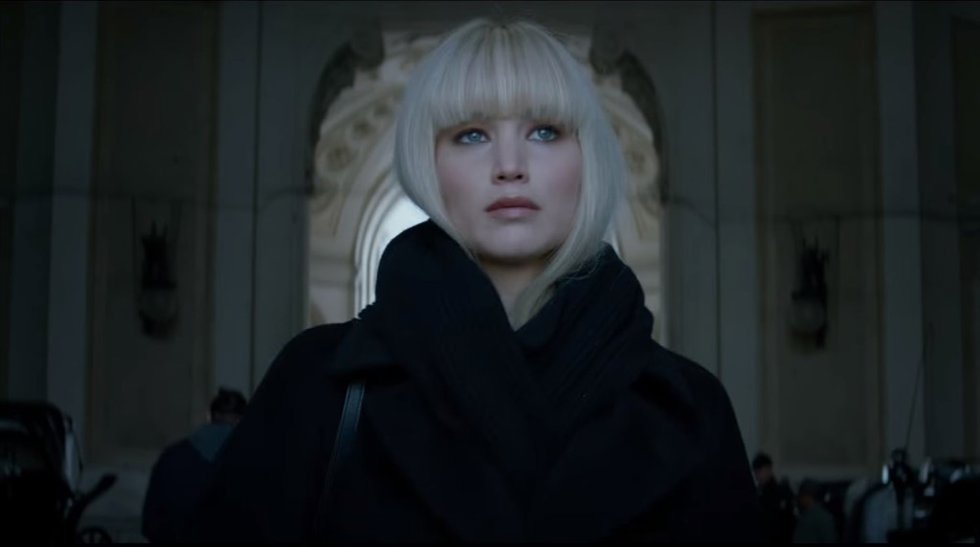 Jennifer Lawrence, una letal espía rusa en el tráiler de Gorrión Rojo