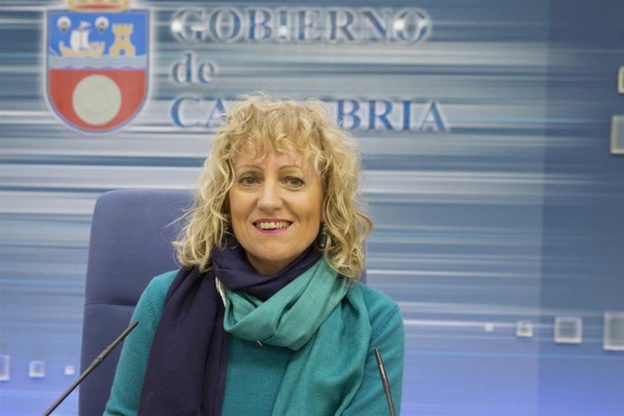 La vicepresidenta, Eva Díaz Tezanos, en rueda de prensa 