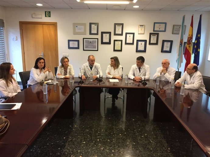 Rueda de prensa no CHUS.