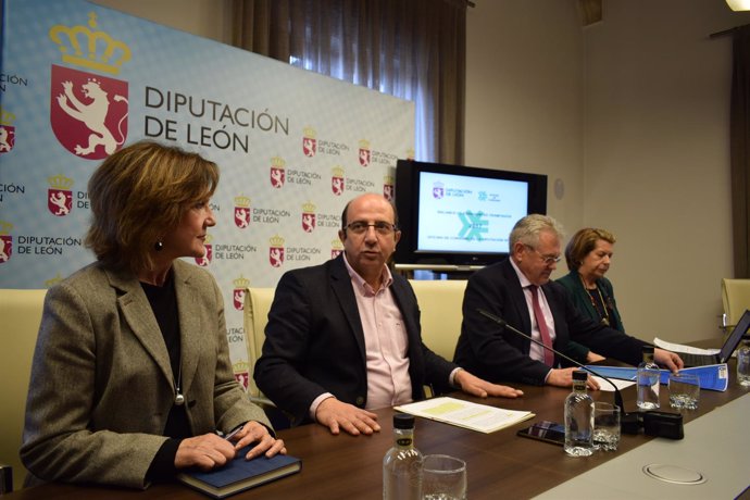 Presentación del balance de la Diputación de León.