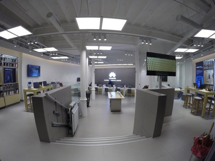 El centre d'experencia a Barcelona d'Huawei