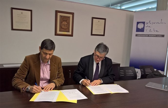 Institut Cartogràfic i Geològic i Observatori de l'Ebre renoven la seva col·labo