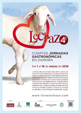 Cartel de las Jornadas Gastronómicas del Lechazo