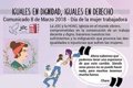 Trabajadores católicos se suman al paro del 8 de marzo por las mujeres que sufren un sistema "contrario al plan de Dios"