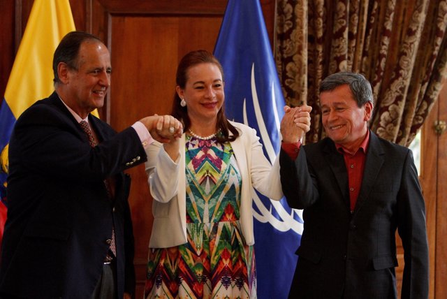 Juan Camilo Restrepo, María Fernanda Espinosa y Pablo Beltrán