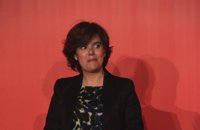 Sáenz de Santamaría cree que Puigdemont ha estado "mareando la perdiz" y ha hecho perder el tiempo a los catalanes