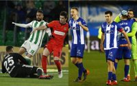 Moyá debuta con empate en el Villamarín y el Alavés apuntilla al Levante en el descuento