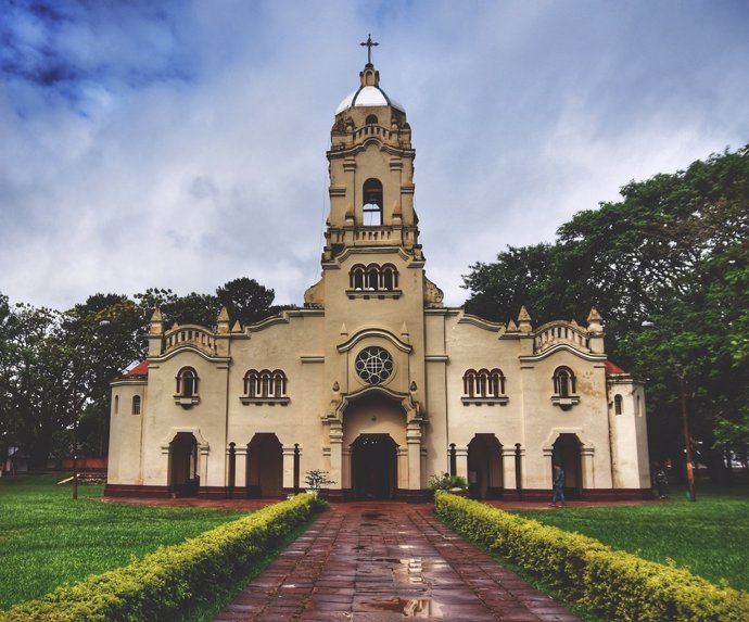 La iglesia de San Ignacio en Paraguay
