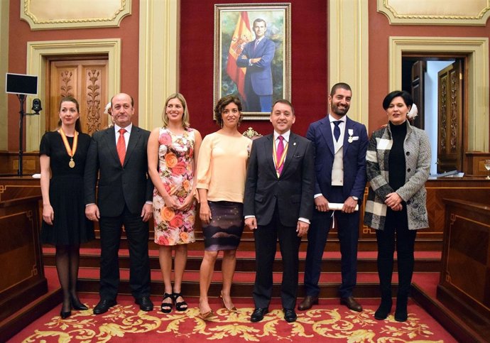 Entrega de las medallas al mérito deportivo