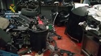 Detenidas seis personas de un grupo criminal especializado en el robo y desguace de coches