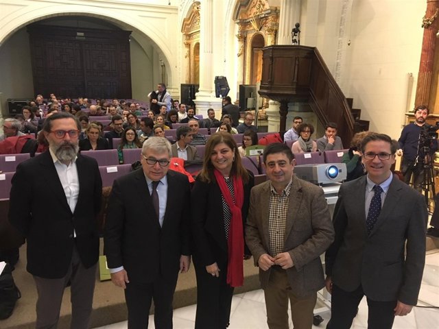 Inauguración de la jornada sobre la nueva Ley de Contratación Pública.