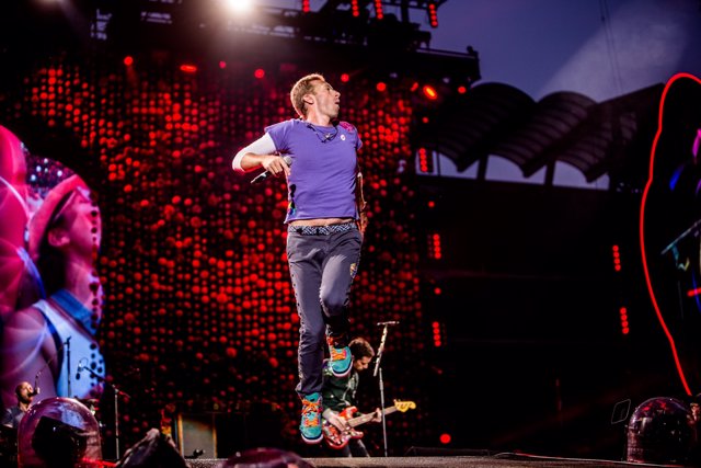 Coldplay live at San Siro Stadium in Milano. (Photo by Mairo Cinquetti / Pacific